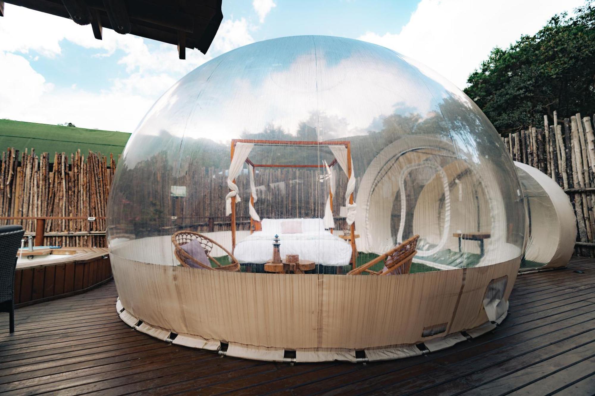 Bubblesky Glamping 15 Min From Medellin Hotel ริโอเนโกร ภายนอก รูปภาพ
