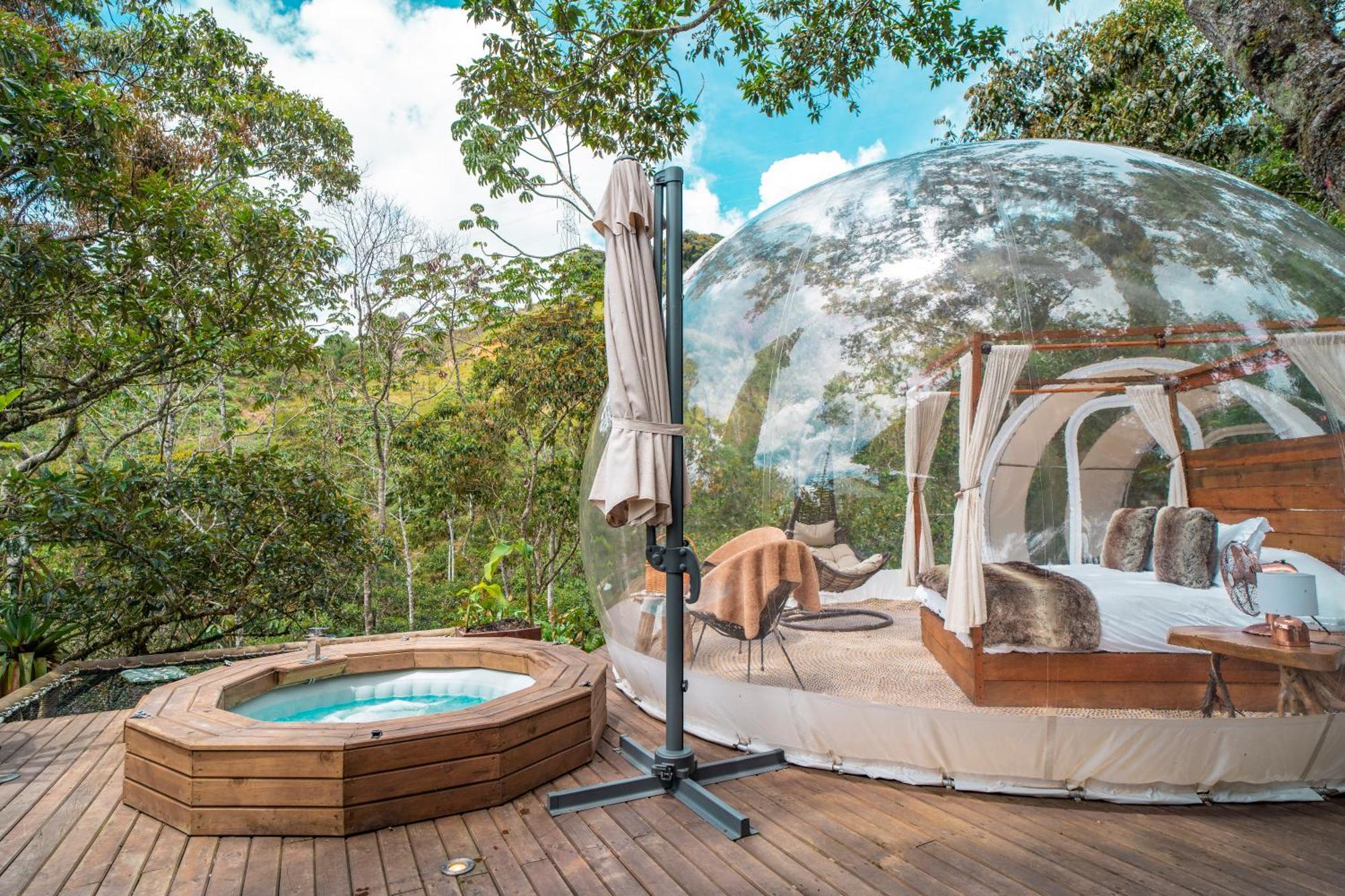 Bubblesky Glamping 15 Min From Medellin Hotel ริโอเนโกร ภายนอก รูปภาพ